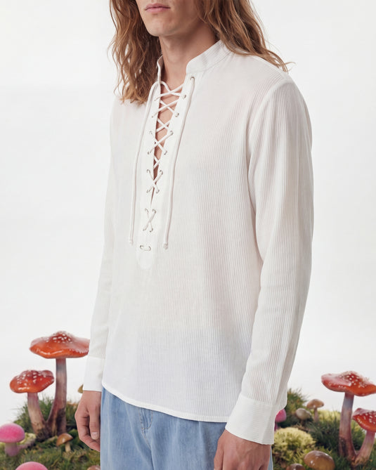 Aurelian Lace-Up Shirt