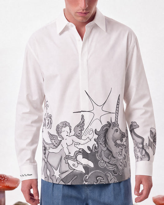 Astral Unicorn Poplin Shirt