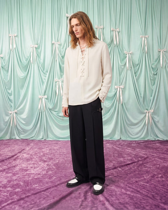 Aurelian Lace-Up Shirt