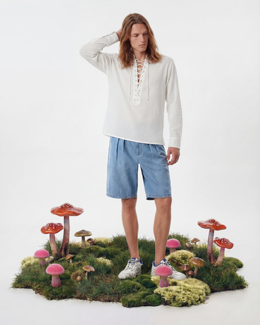 Aurelian Lace-Up Shirt