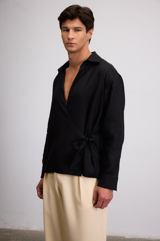 KAJI BLACK SHIRT