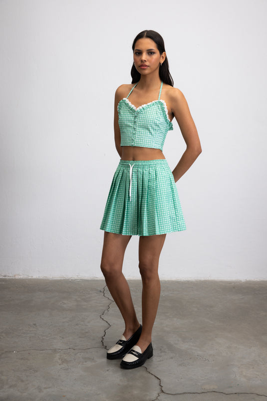 SWEETHEART GREEN BUSTIER